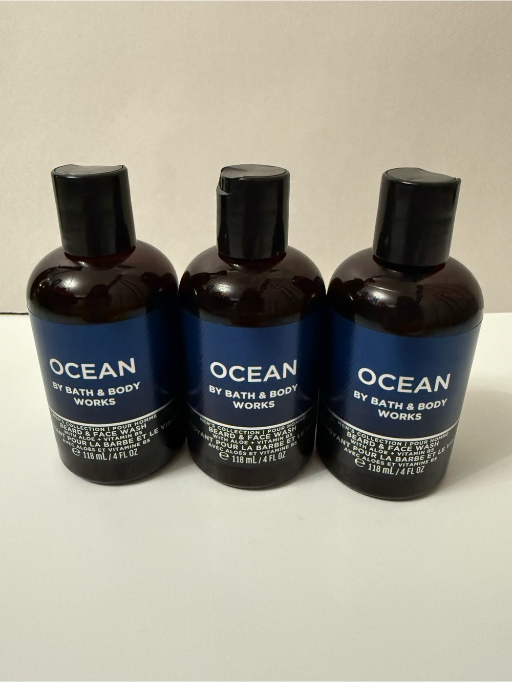 Bath & Body Works Ocean Beard and Face Wash Bundle